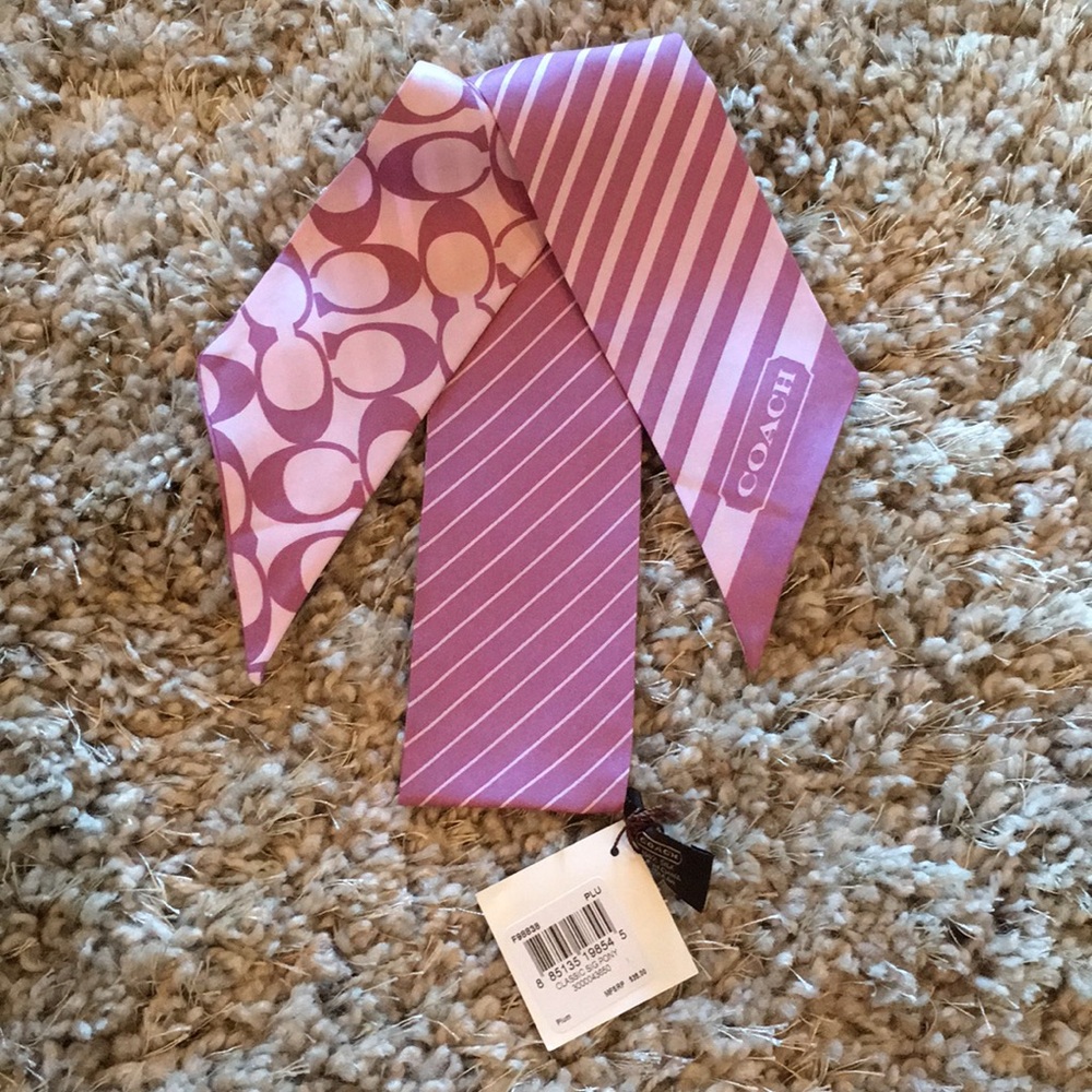 Coach Classic Silk Ponytail Scarf